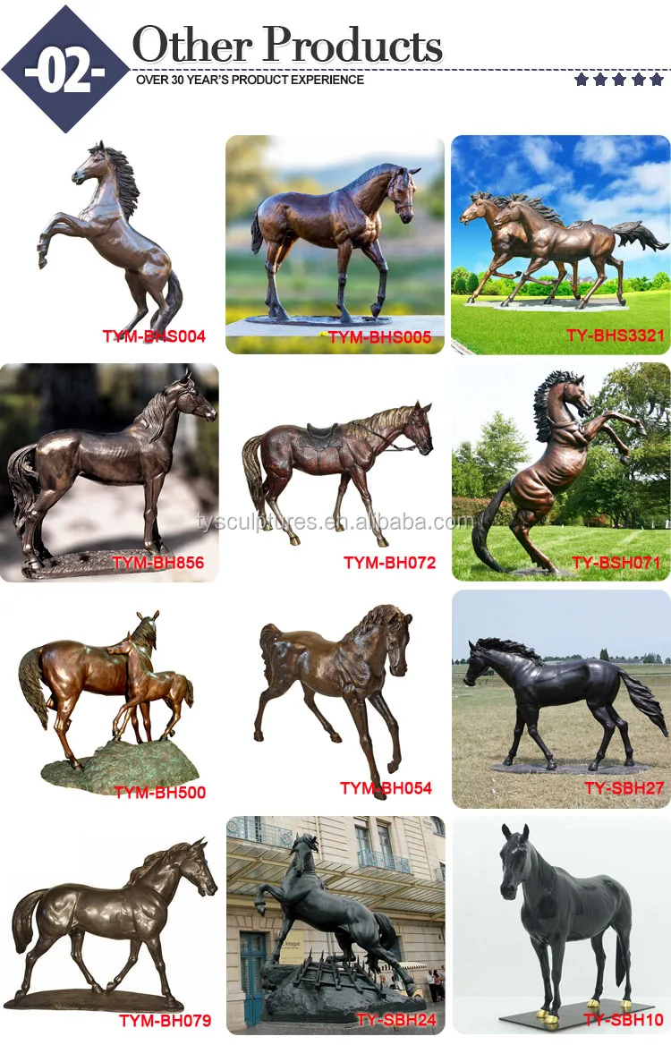 bronze horse sculpture