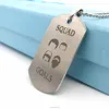 Friends Necklaces Dog Tags Stainless Steel Pendant Beaded Chain TV Jewelry Stranger Things Necklace for Women and Men fans