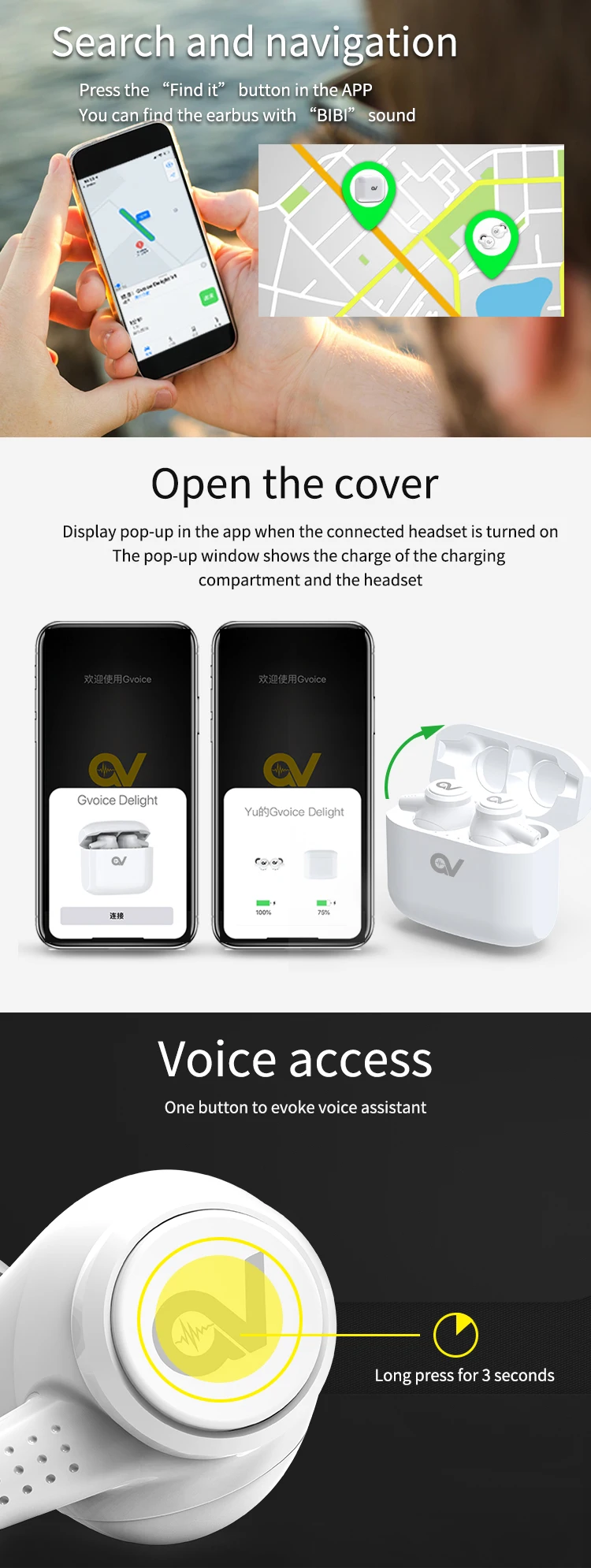 Micro 5.0 Headphone GPS Original Ear Buds Type C Mini True Wireless Earbuds Earphone - ANKUX.COM