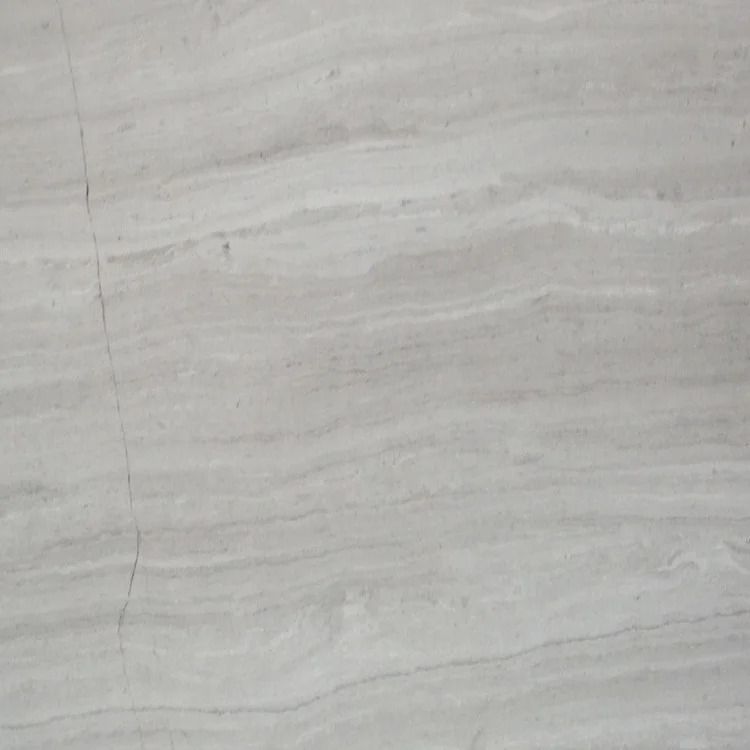 Fashionable Interior Design White Wood Grain Marble Stone Tile for sale