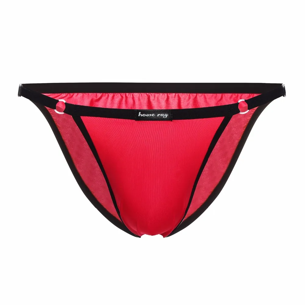 Men's Sexy Briefs External Regulation Underwear Ultra-thin Silky ...