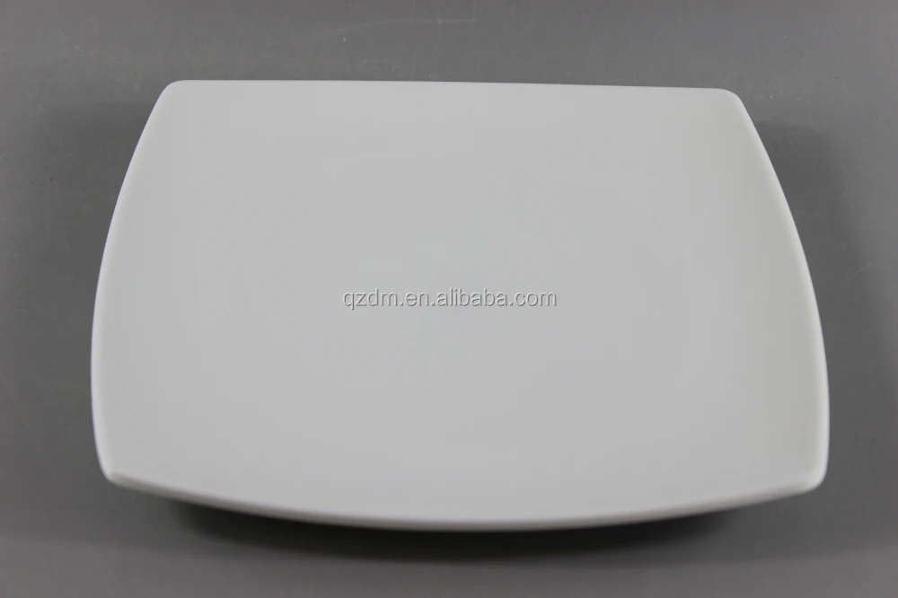 Blank Melamine Square Plate/White Melamine Square Plate