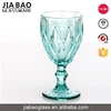 Best Selling 0.45L glass wholesale colored wine stemware