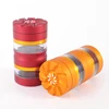 JL-464JA-3 50MM Aluminum Herb Grinder High Quality Tobacco Grinder With Storage