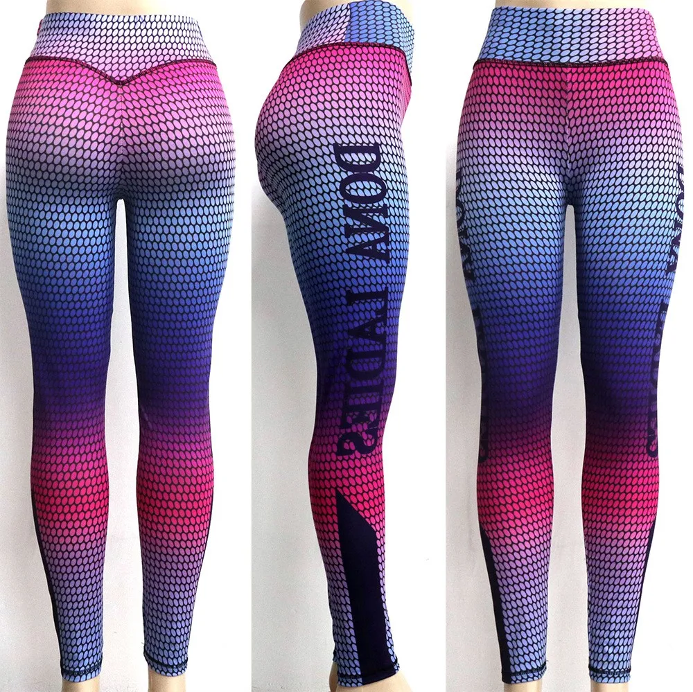 Women Yoga Pants Womens 3d Print Yoga Skinny Workout