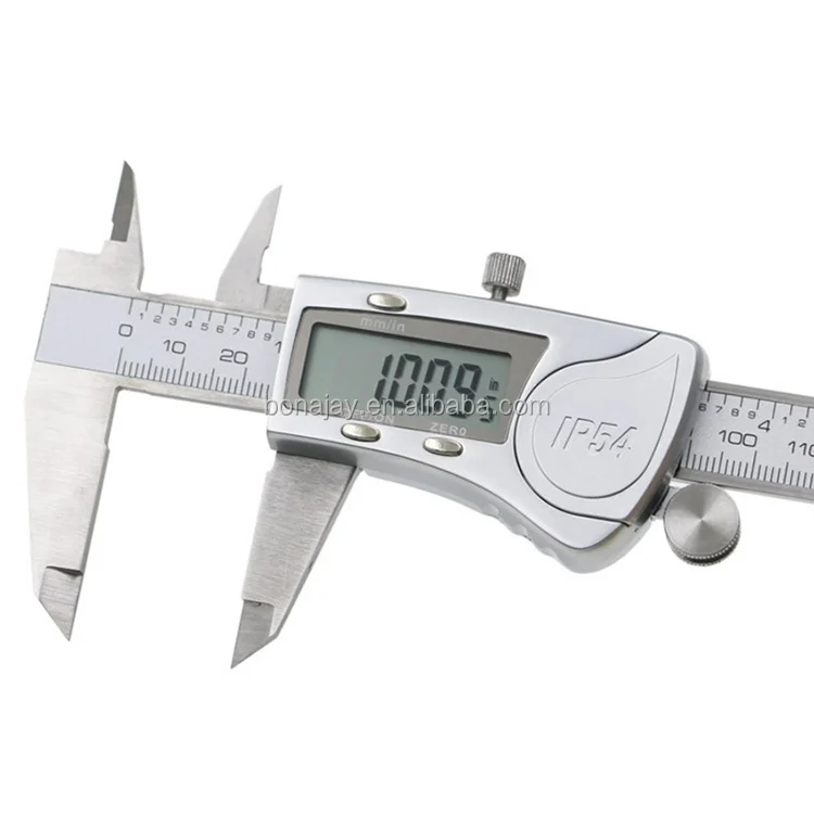 ZYL-YL High Precision IP54 Stainless Steel Electronic Digital Display Digital Vernier Caliper Measuring Instrument 0-150mm Size : 0-150mm 