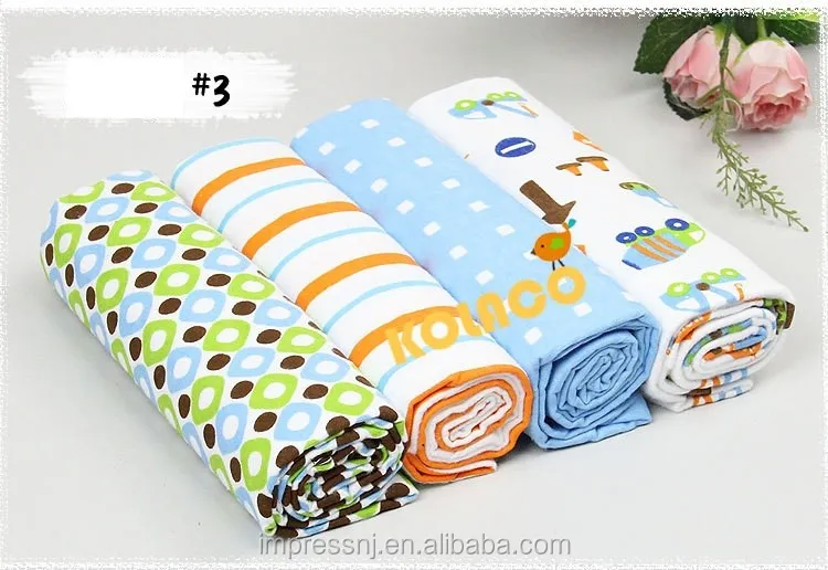 Super Soft Flannel Baby Receiving Cotton Blanket 4pcs Per Pack Buy