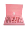 Professional custom plexiglass cosmetic display stand 3 steps acrylic riser display stand