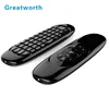 2017 Alibaba Stock Hot Air fly mouse C120 mini USB Remote Control C120 Wireless Keyboard for Android tv box and Mini PC