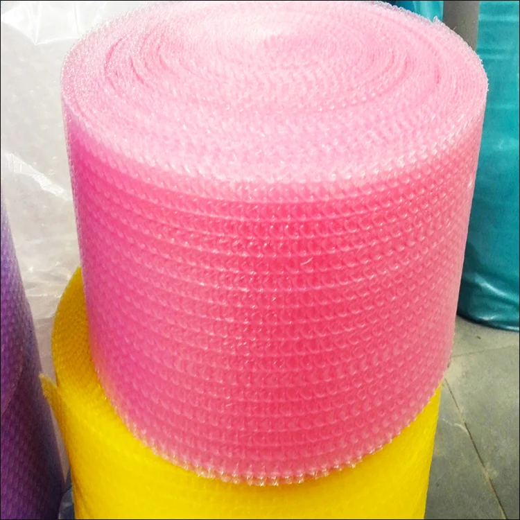 pink plastic wrap