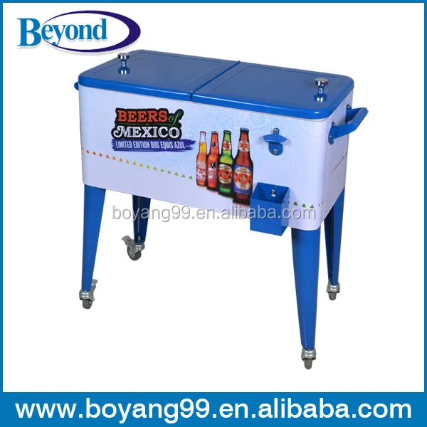 standing ice chest