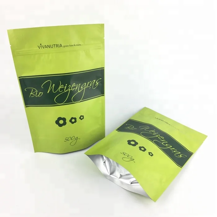 500g Matte Plastic Stand Up Coffee Punching Bag Zip Bag Packaging Buy