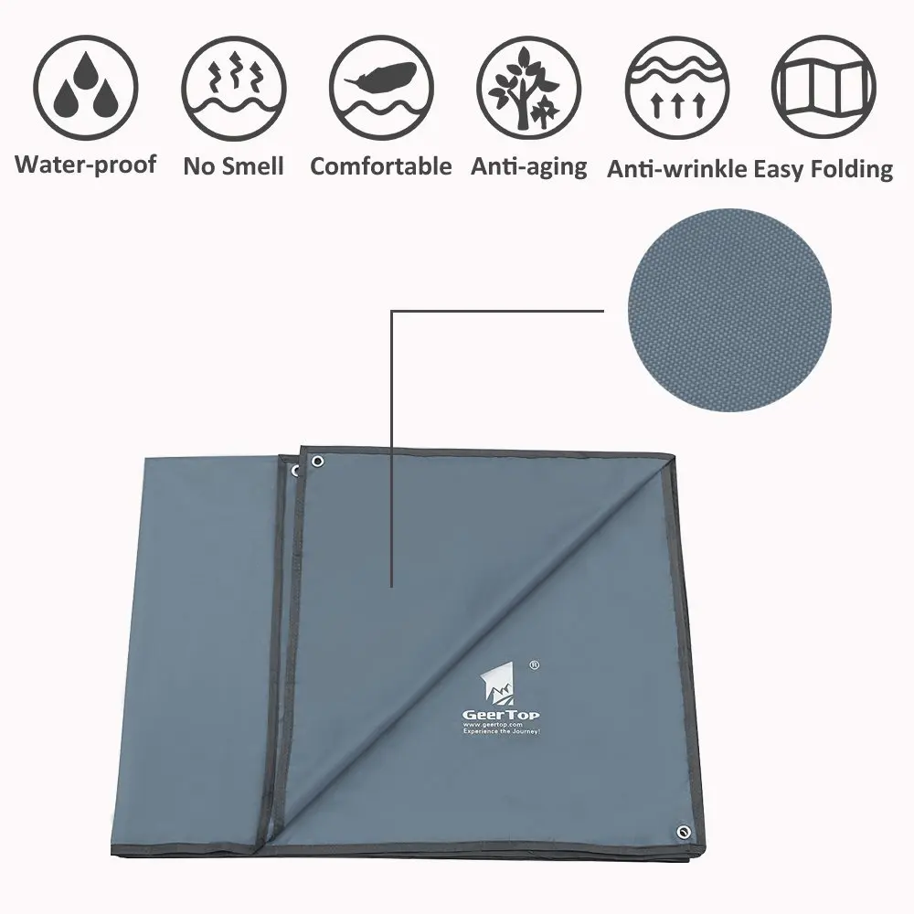 Custom Oxford Fabric 45 Men Camping Tent Tarp Ground Sheet Waterproof