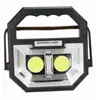 can rechargeable or not new design cob work light with a foldable support