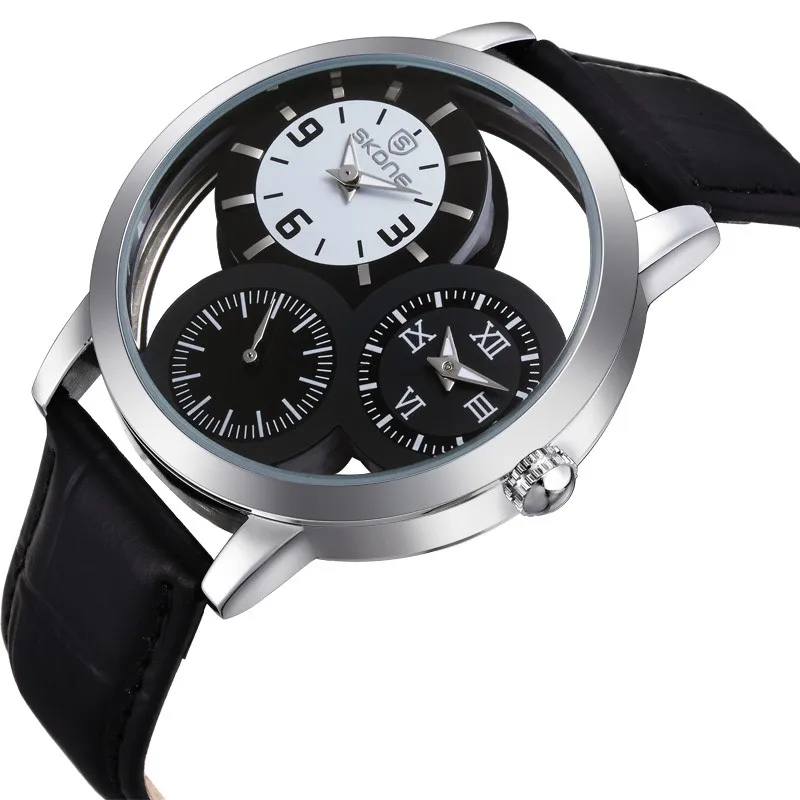 skone skeleton watch