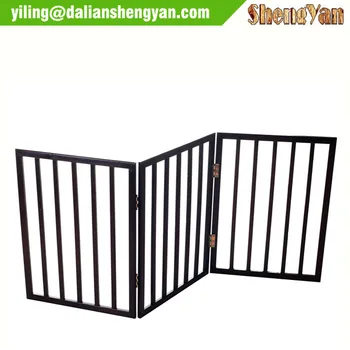 Folding Wood Pet Gate 3 Panel Folding Wood Pet Gate 3 Panel
