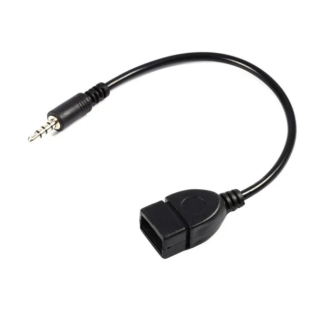 3.5mm Jack Male To Usb 2.0 Type A Female Otg Audio Aux Converter ...