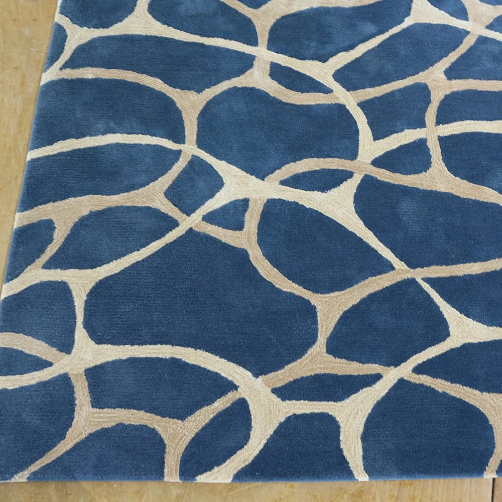 cynthia factory dark blue carpet rug for middle traffic area