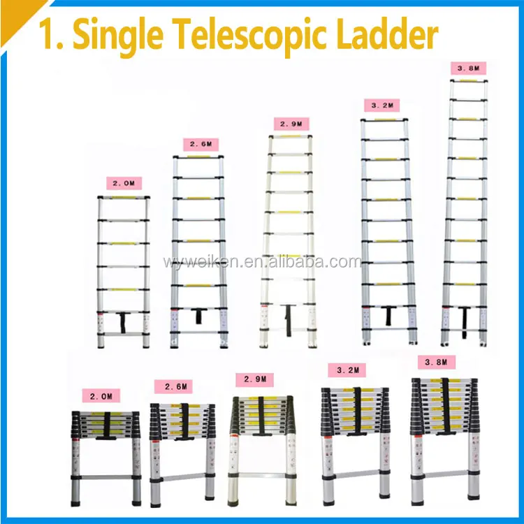 Telescopic Ladder Parts,Ladder Telescopic Aluminum,Ladder 5m Buy
