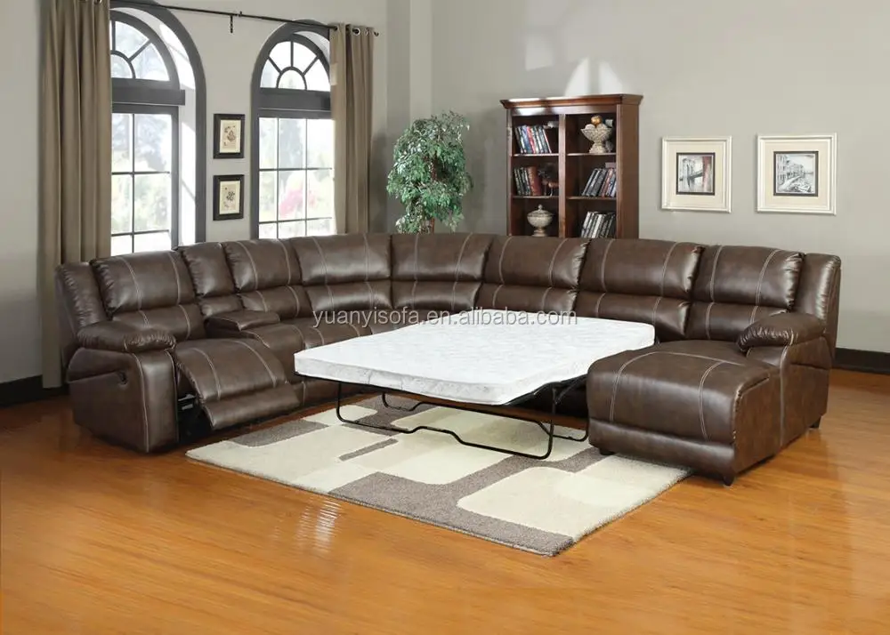 Hot Selling Comfortable Home Furniture Leather Sectional Recliner Sofa With Chaise Lounge Buy