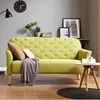 Thick spring stretch sofa 2 seater, zip button design classical sofa sets