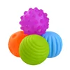 4 Pack Durable Soft & Textured Multi Sensory Ball Set for Babies Toddlers
