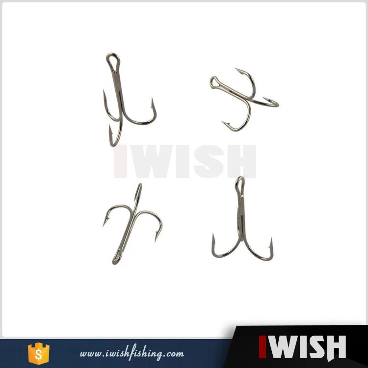 Fishing Manufacture Sharpest Fishing Hooks Big Size Treble Fish Hooks