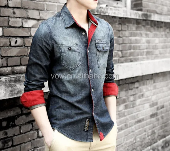 Fashionable Long Sleeve Casual Denim 
