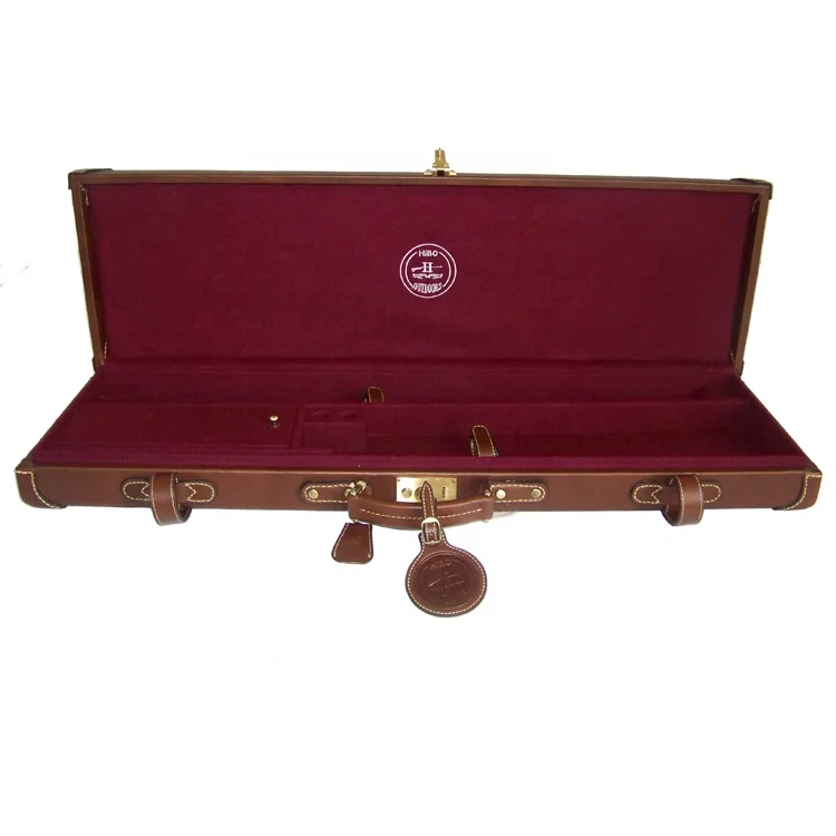 Hibo High Quality Gun Carry Case Genuine Leather Gun Case Buy Hard