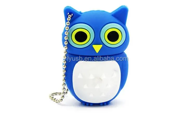 USBN Cute Cartoon usb thumbdrive Full capacity usb2.0 pendrive owl usb flash drive - ANKUX.COM