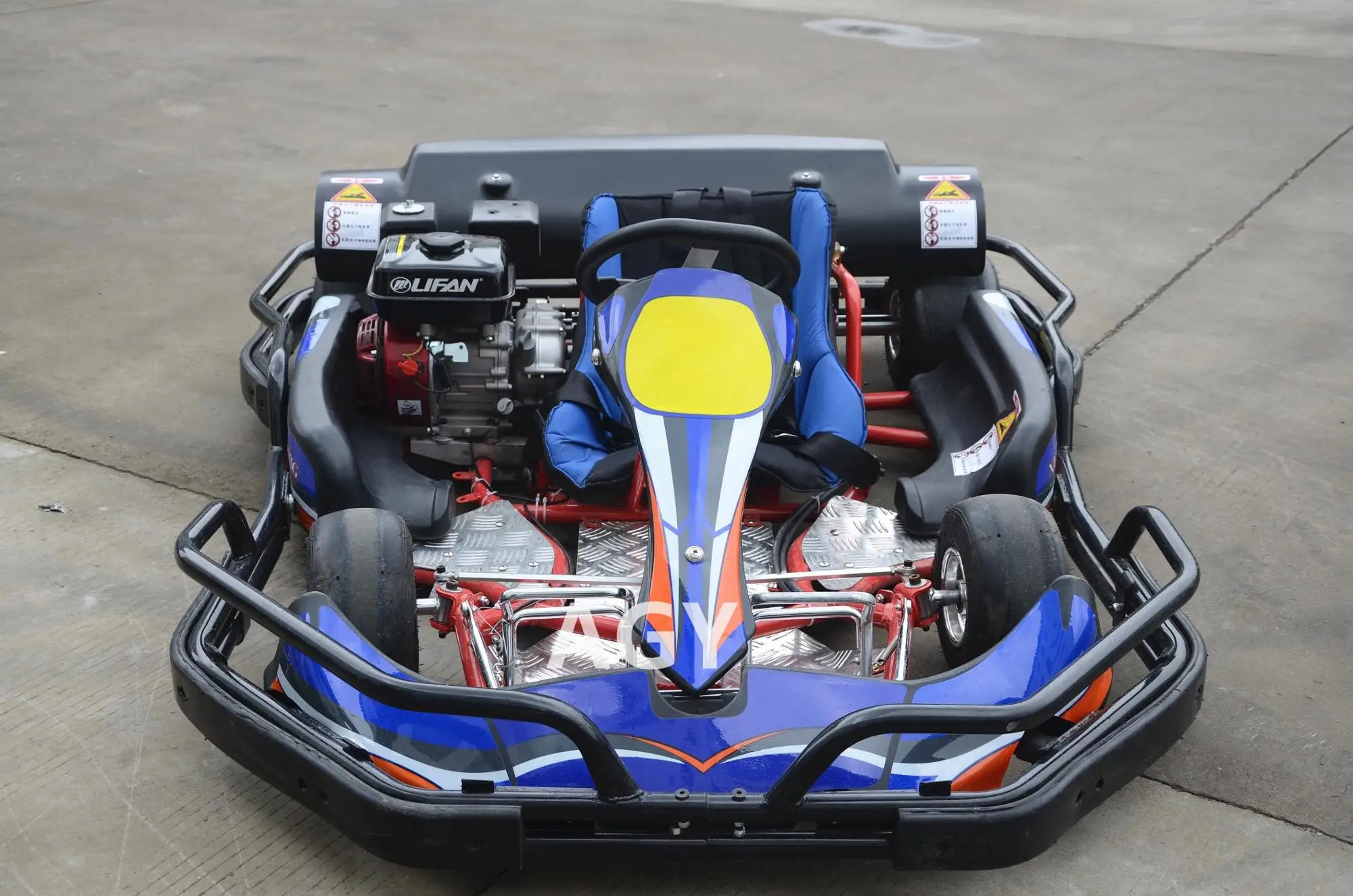 AGY 250cc gasoline single seater go kart karting car.