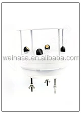 Small solar automatic weather station with 6 outdoor weather sensors 