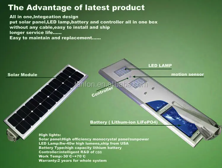 20w Intergrated Solar Street Light 10w Lighting System 20w Intergrated Solar Street Light 10w Lighting System In Gujarat 35w