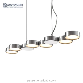 modern chrome pendant light