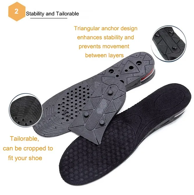 Height Boosting Insoles,Height Elevator Insole,Shoe Insert Height Increase Insoles Buy Height