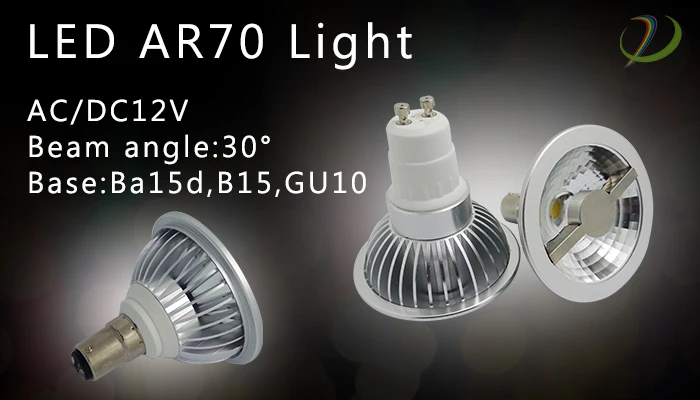 LAMPADA BENEITO FAURE AR70 BA15d LED SHARP 7W AC/DC 24° 2700K 