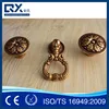 Antique brass drawer handle with pull handle video game console cabinet