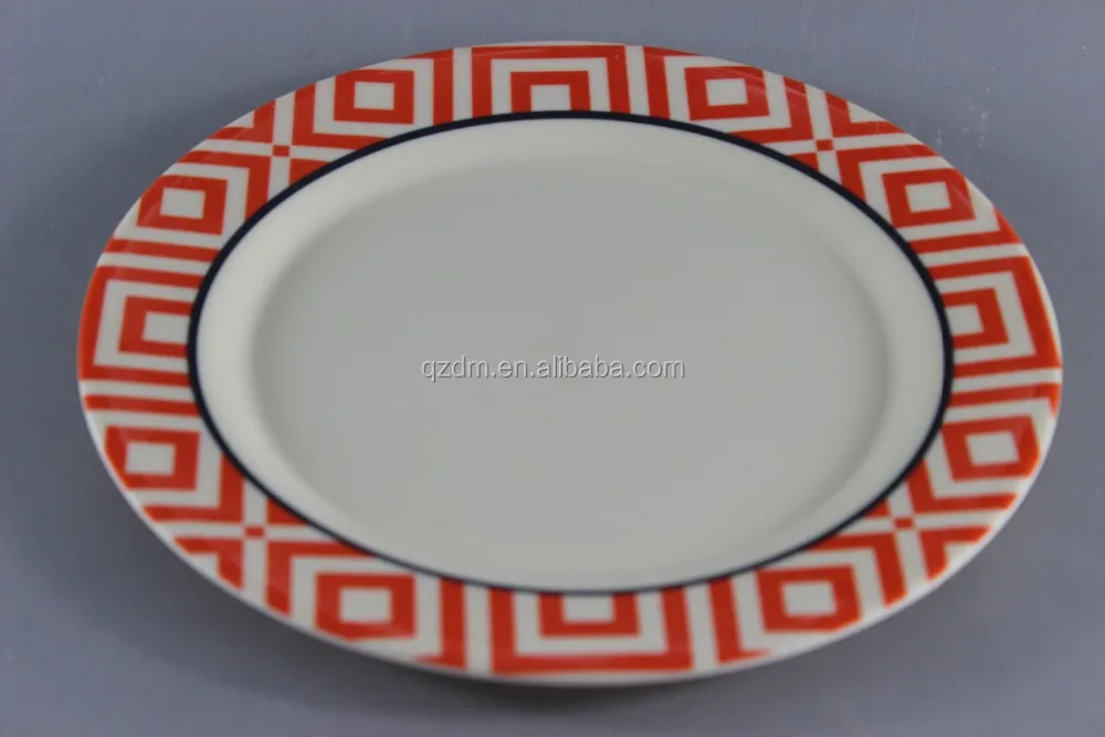 Round Shape Melamine Plates And Dishes 9 Inch