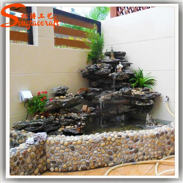 Artificial Indoor Wall Waterfall Made Of Fiber Glass - Buy Indoor Wall ...