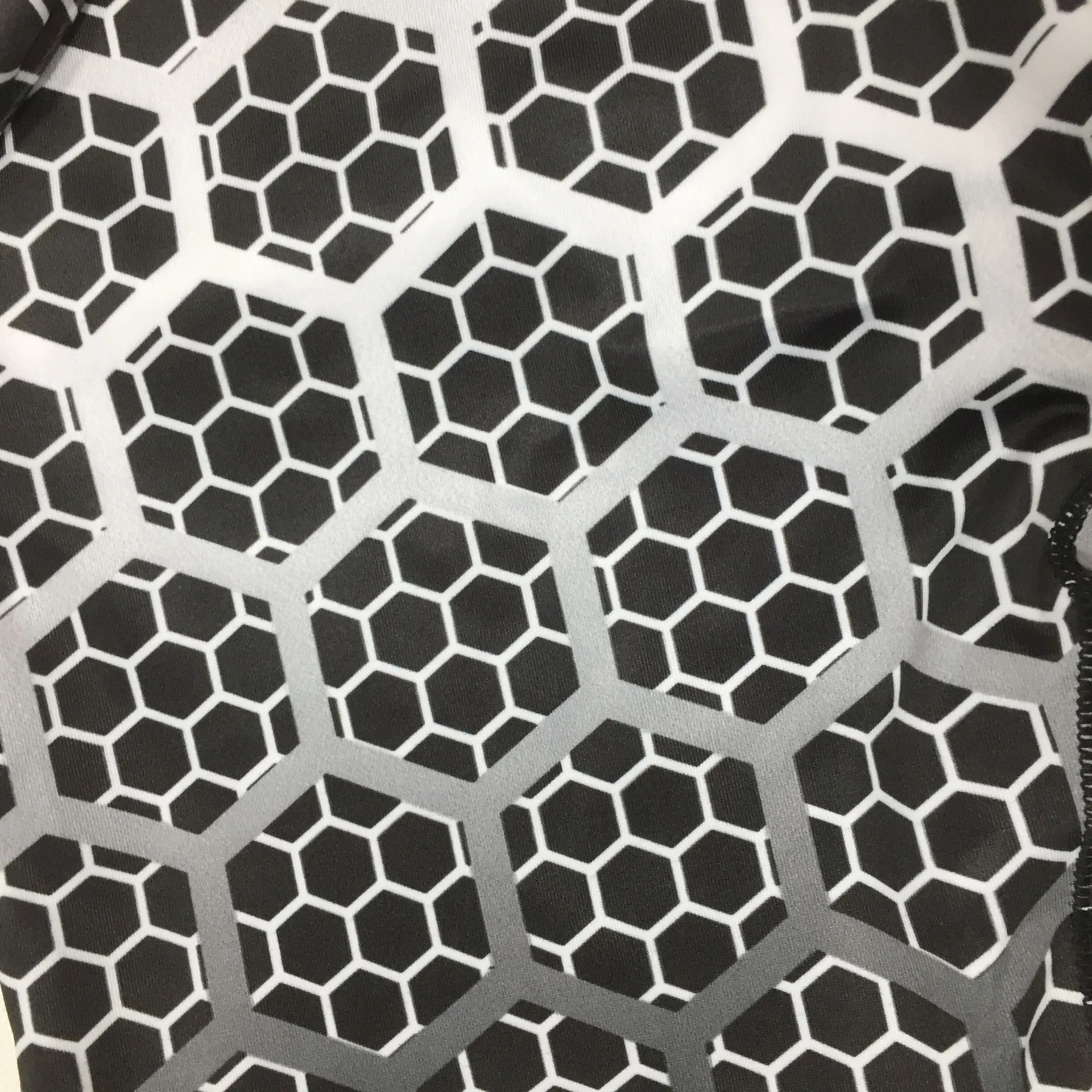 aliexpress spandex fabric hexagon print yoga pants