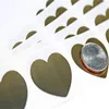 Heart Shape Gold Scratch Off Label Stickers Designed to Create your own Scratch-Off Cards Raffles Valentines