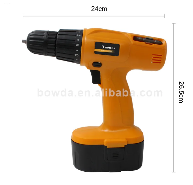 Black & Orange 8V Wireless Drill