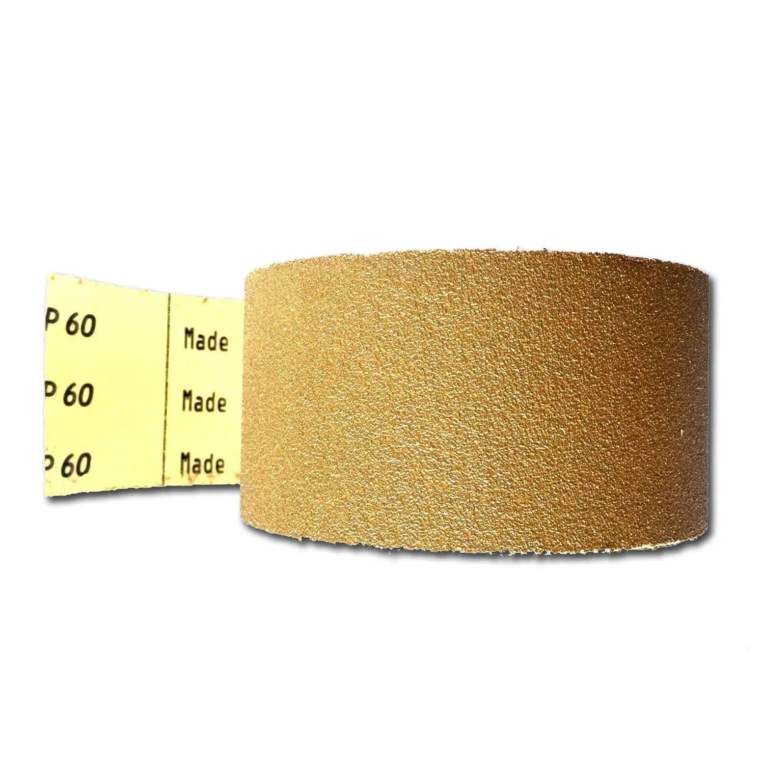 100 Pack 400 Grit 5 Inch Discs On a Roll PSA Gold Sticky Back DA Sanding Paper