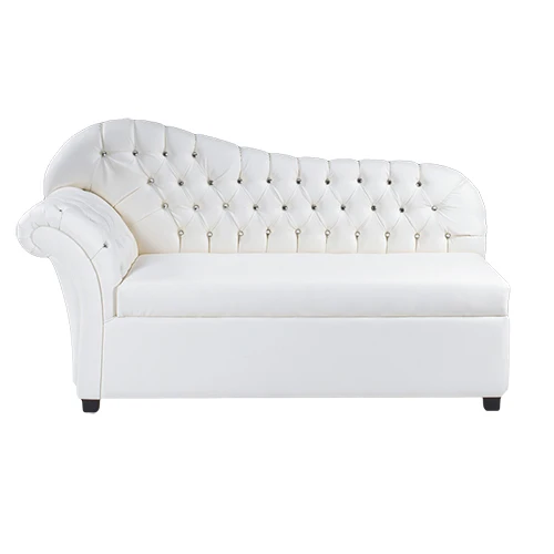 White Round Capitone Ottoman Sofa Xyn1930 View Xinyu Product Details From Foshan Xin Yu Furniture Co Ltd On Alibaba