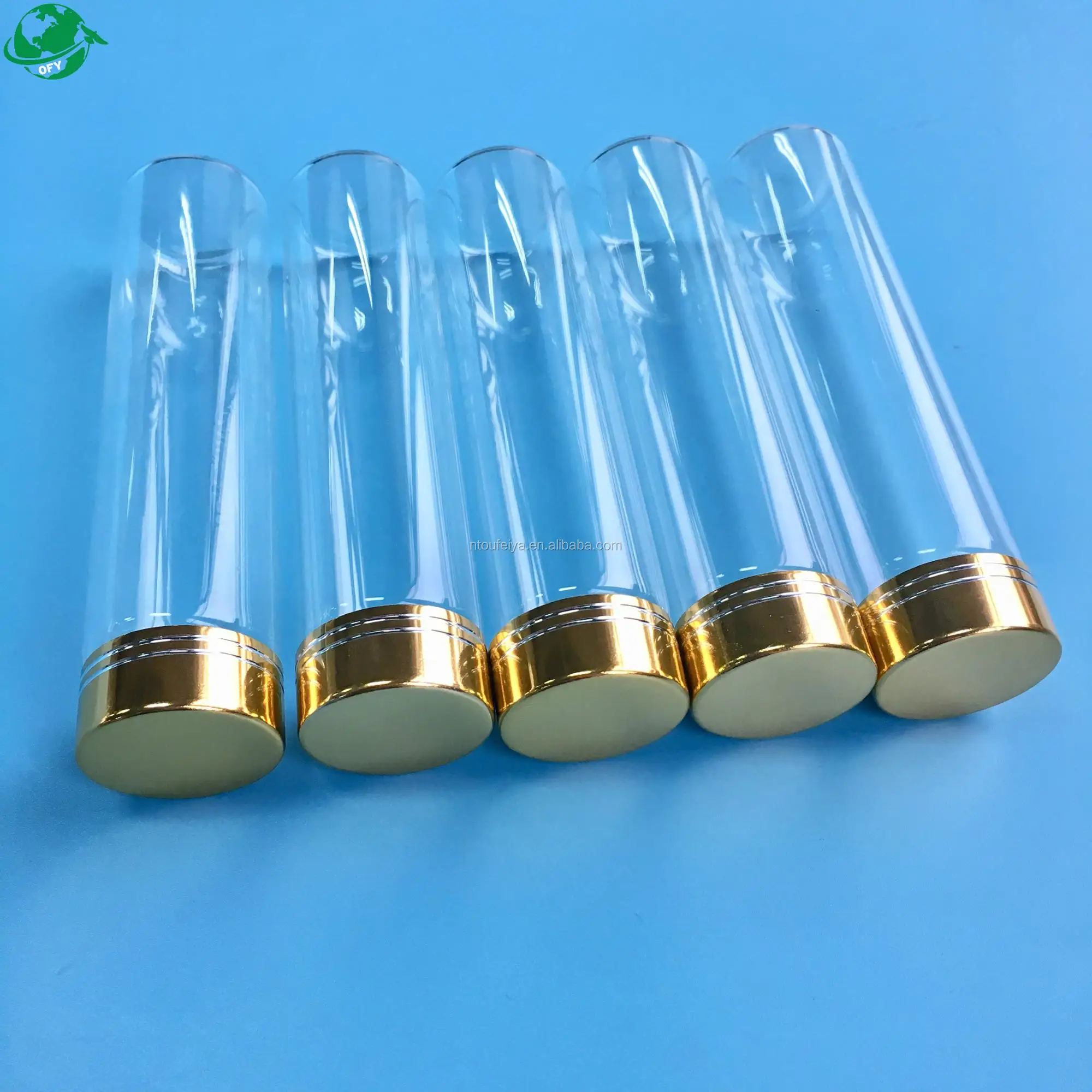 30*120 Flat Bottom Test Tube Packaging With Golden Cap Buy Flat