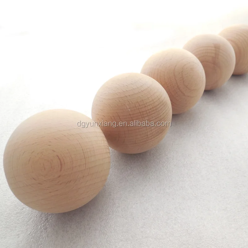 100 Pieces Diameter 20mm Split Wood Balls Half Wooden natural Balls Half Round Ball for DIY Projects Crafts Kids Arts
