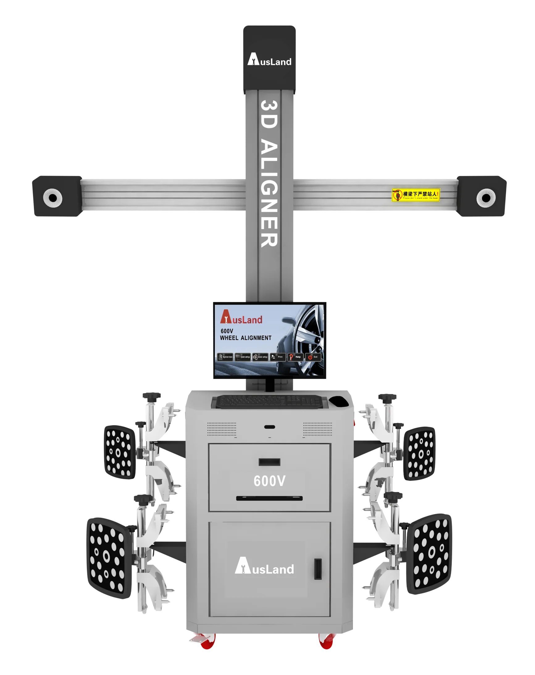 Ausland600v Wheel Alignment Equipment Multistation 3d Wheel Aligner