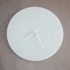 Interesting Home Decorative Sublimation Glass Wall Clock for Sublimation