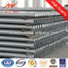 galvanized polygonal power steel pole