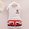 2018 cheap newborn baby short sleeve set children clothes boys kids Malaysia Philippines suits no brand clothing